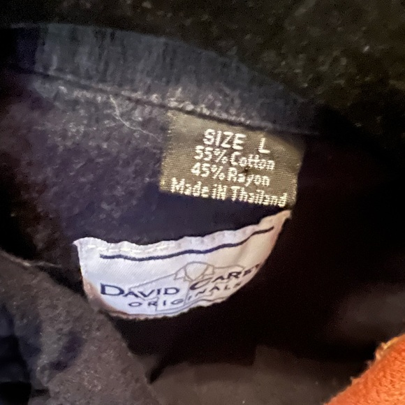 David Carey Original size L men’s top - Picture 3 of 4
